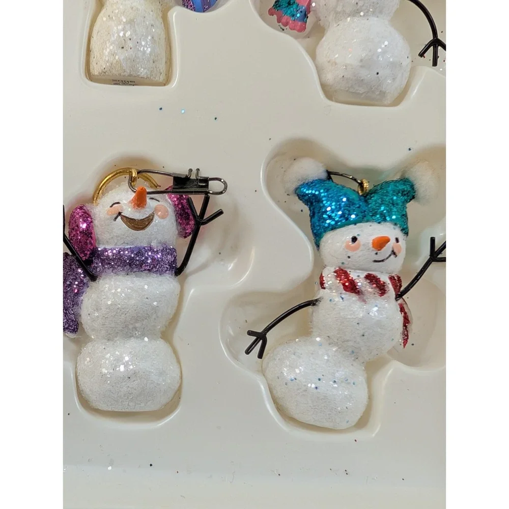 HALLMARK‎ Keepsake 2006 JOLLY SNOWMEN Miniature CHRISTMAS ORNAMENT Mini SNOWMAN